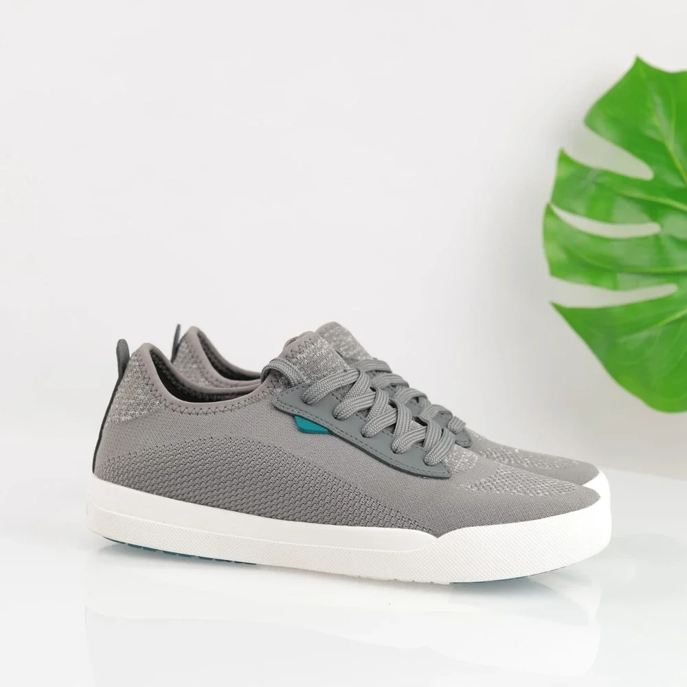 Vessi Womens Weekend Sneakers Size 9 Waterproof Gray Lace Up Comfort Shoes Low